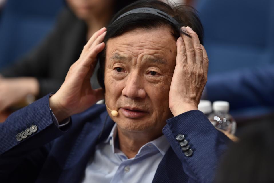 Huawei's CEO extended an olive branch to the Trump administration, offering to license his company's... [+] 5G technology to U.S. companies, so America can build up its 5G industry. (Photo by HECTOR RETAMAL)