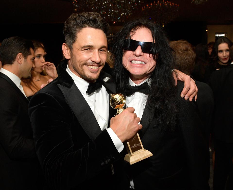 Image result for Tommy wiseau golden globes\