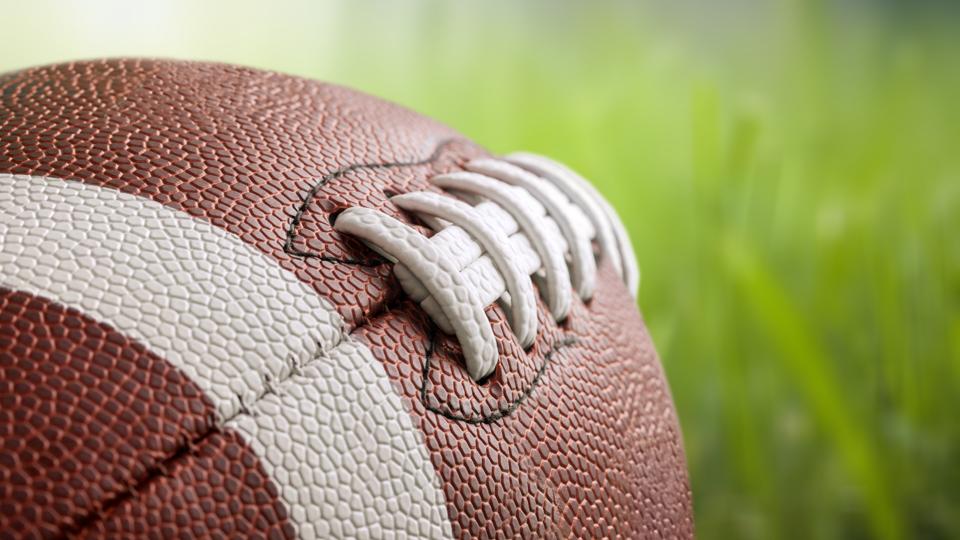 detail of football