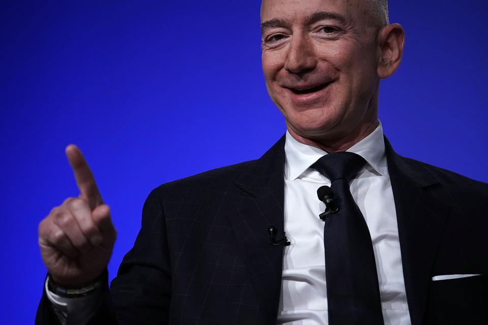 Amazon CEO And Blue Origin Founder Jeff Bezos  Speaks At the Air Force Association Air, Space And Cyber Conference.