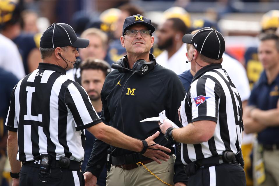 Why Fuss Over Michigan Coach Jim Harbaugh Telling The Truth About