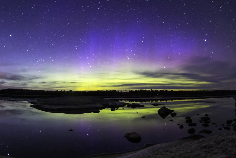 Las auroras boreales en el Parque Nacional Voyageurs