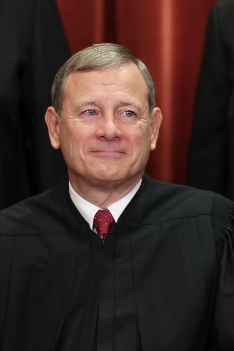 U.S. Supreme Court Justices Pose For Official Group Portrait