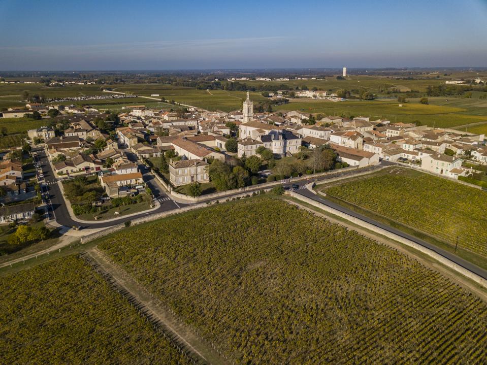 Saint-Estèphe village in Bordeaux, France