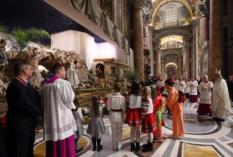 Pope Francis Celebrates Christmas Mass With A Message Of Joy And