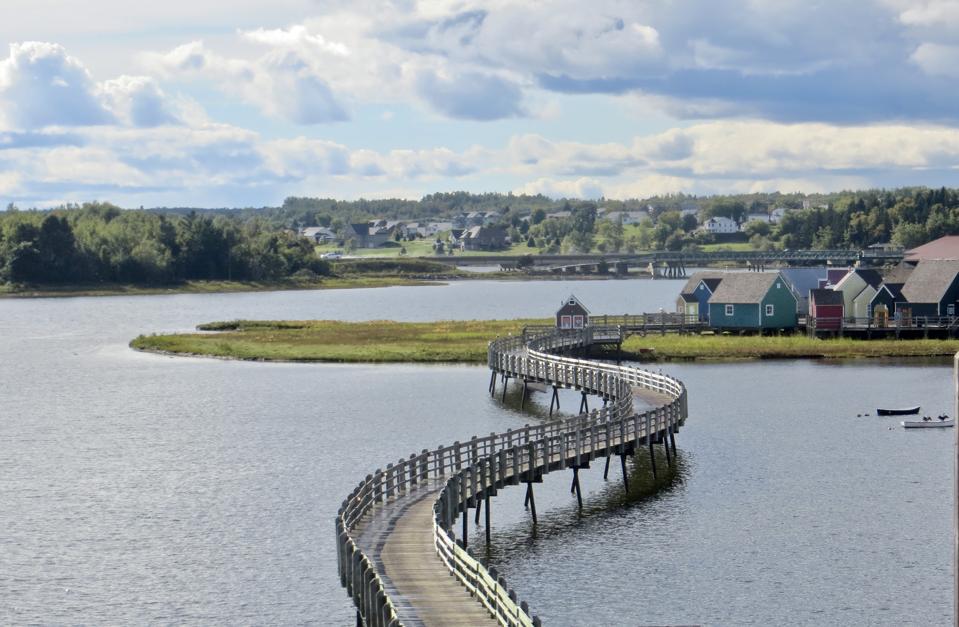Bridge to Pays de la Sagouine, New Brunswick Atlantic travel bubble Canada