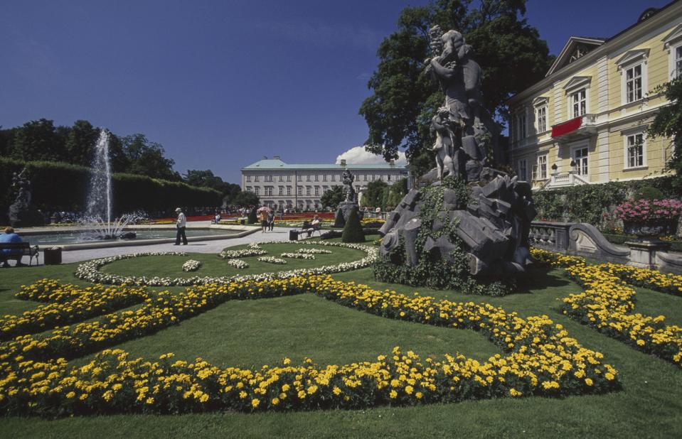 Mirabell castle gardens, Salzburg