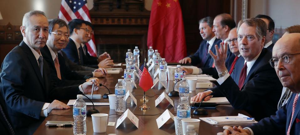 US-China Trade Talks Open In Washington DC