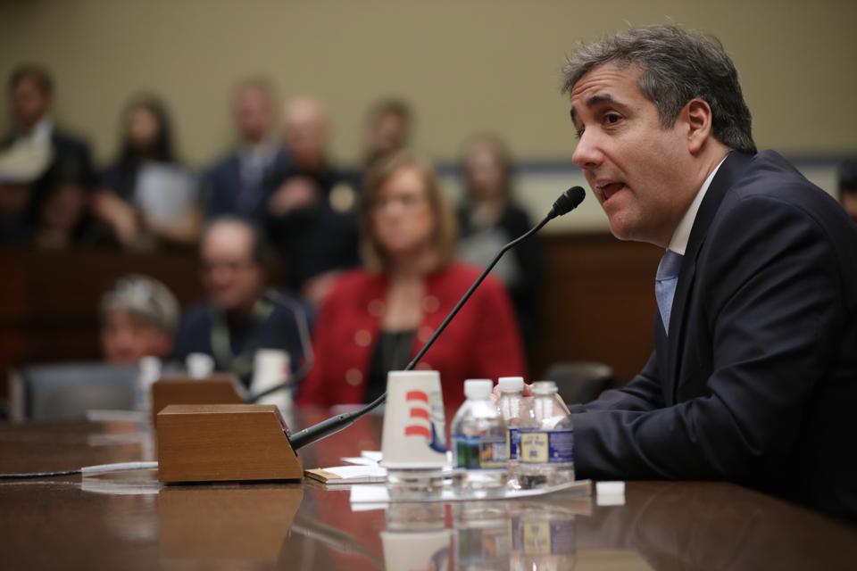 Former Trump Lawyer Michael Cohen Testifies Before House Oversight Committee