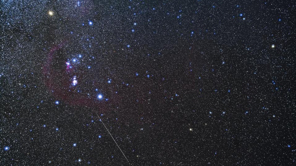 The constellation of Orion the Hunter taken from Quailway Cottage in Arizona. (Photo by: VW Pics/Universal Images Group via Getty Images)