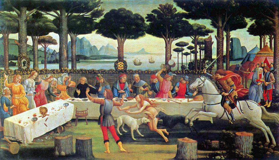 Boccaccio's Decameron 1487, By Sandro Botticelli, Museo del Prado Deutsch. Madrid ...