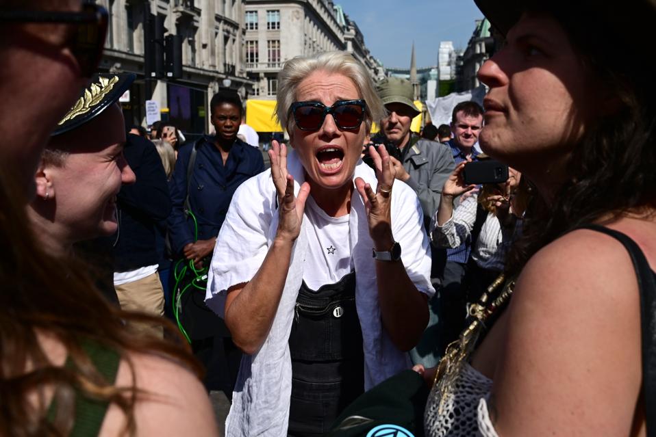 Extinction Rebellion Protests Continue Over The Easter Bank Holiday