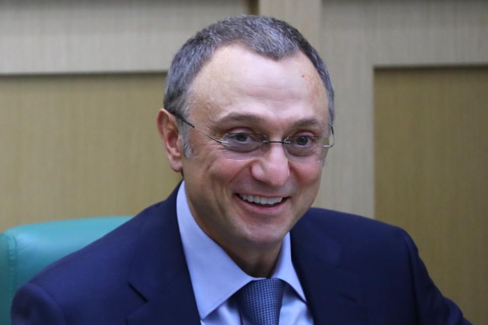 Suleiman Kerimov at the Russian Federation Council in Moscow, Russia.