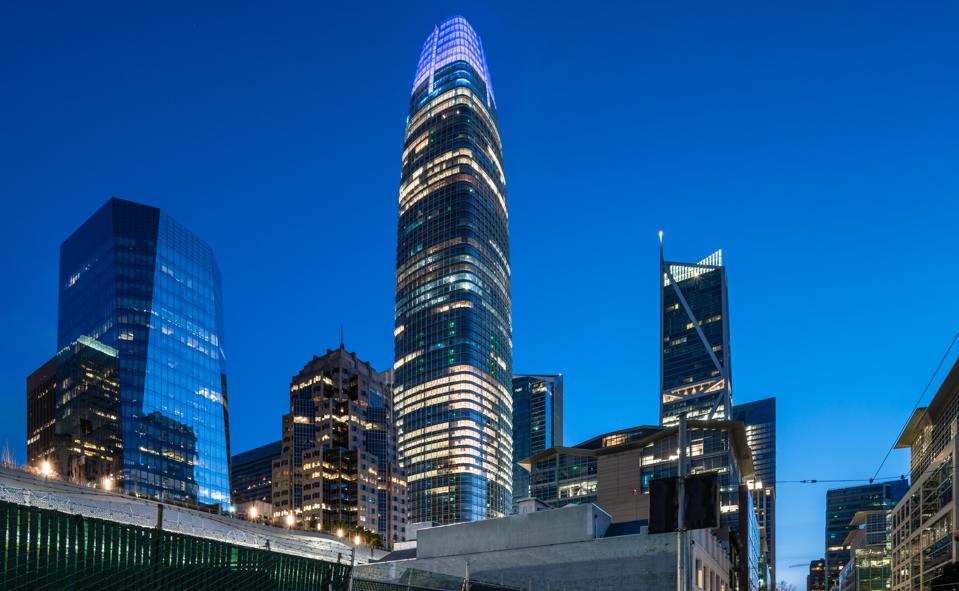 Howard Street View of Salesforce Tower - San Francisco