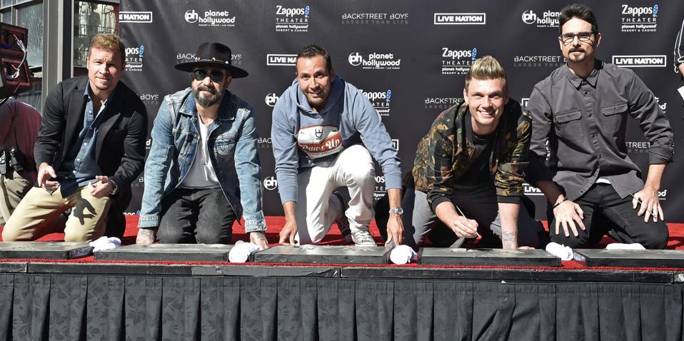 Backstreet Boys Celebrate Las Vegas Residency With Handprint Ceremony