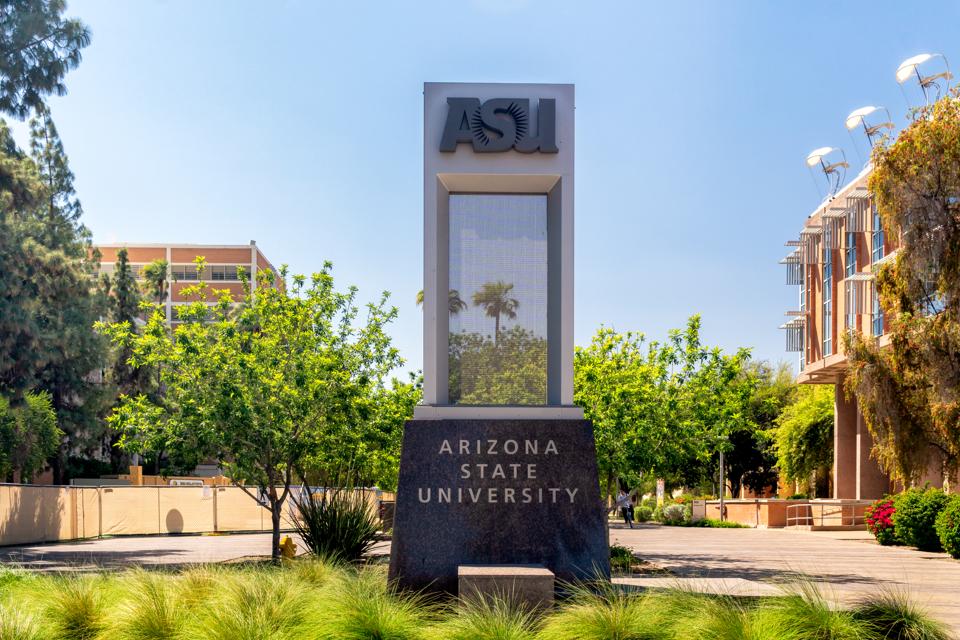 Entrance Sign to Arizona State University Business School MRED