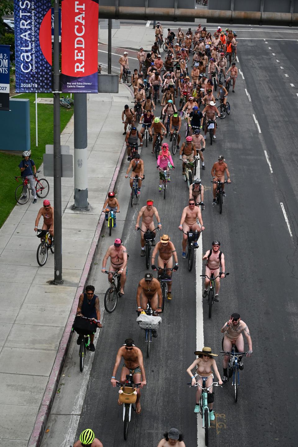 Naked Bike Ride 2019 Nudity With A Message