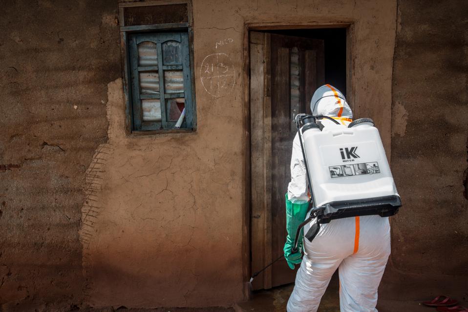 World Health Organization worker Belinda Landu, 28,...