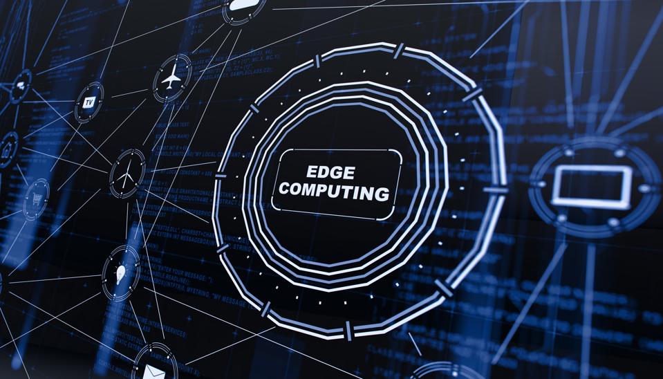 Edge computing digital background
