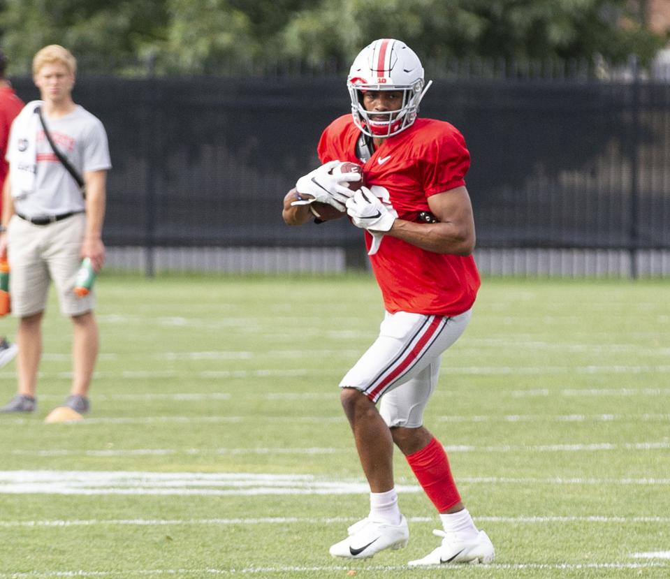 COLLEGE FOOTBALL: AUG 10 Ohio State Football Fall Practice