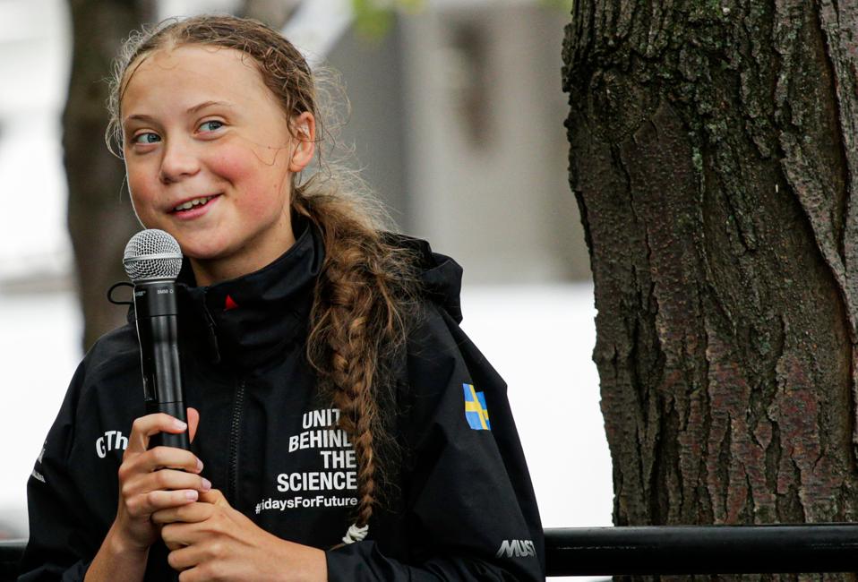 Global Climate Strike Greta Thunberg And Huge Crowds Protest