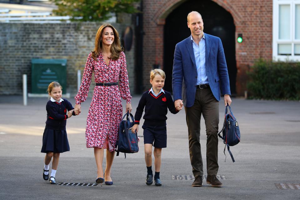 Kate Middleton Prince William It S Back To School Time For The Royal Kids In Photos Kate Middleton Prince William It S Back To School Time For The Royal Kids In Photos
