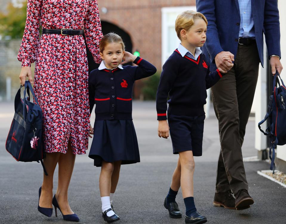Kate Middleton Prince William It S Back To School Time For The Royal Kids In Photos Kate Middleton Prince William It S Back To School Time For The Royal Kids In Photos