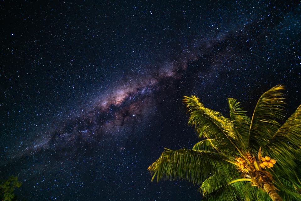 milky way in the tropics