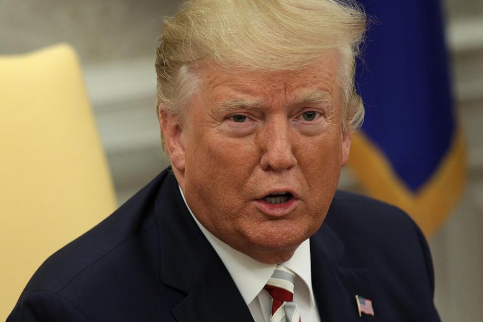 President Donald Trump Meets With Romanian President Klaus Iohannis At The White House