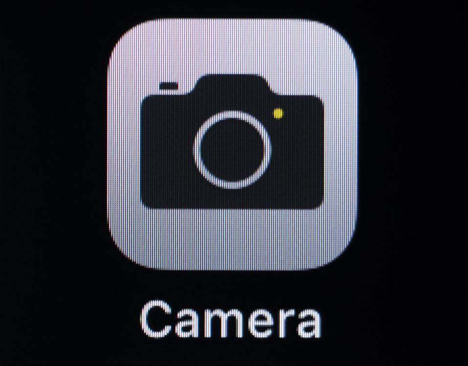 The camera app icon seen on an iPhone