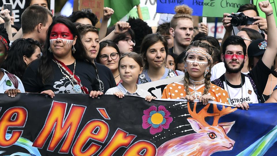 Climate March Held In Montreal, Canada