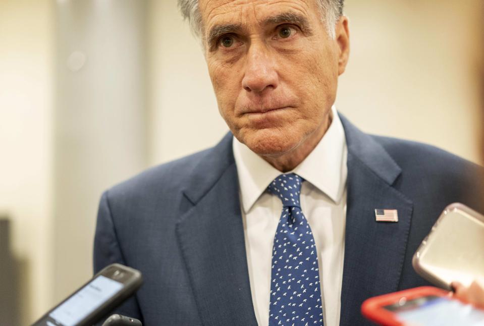 Senator Mitt Romney...