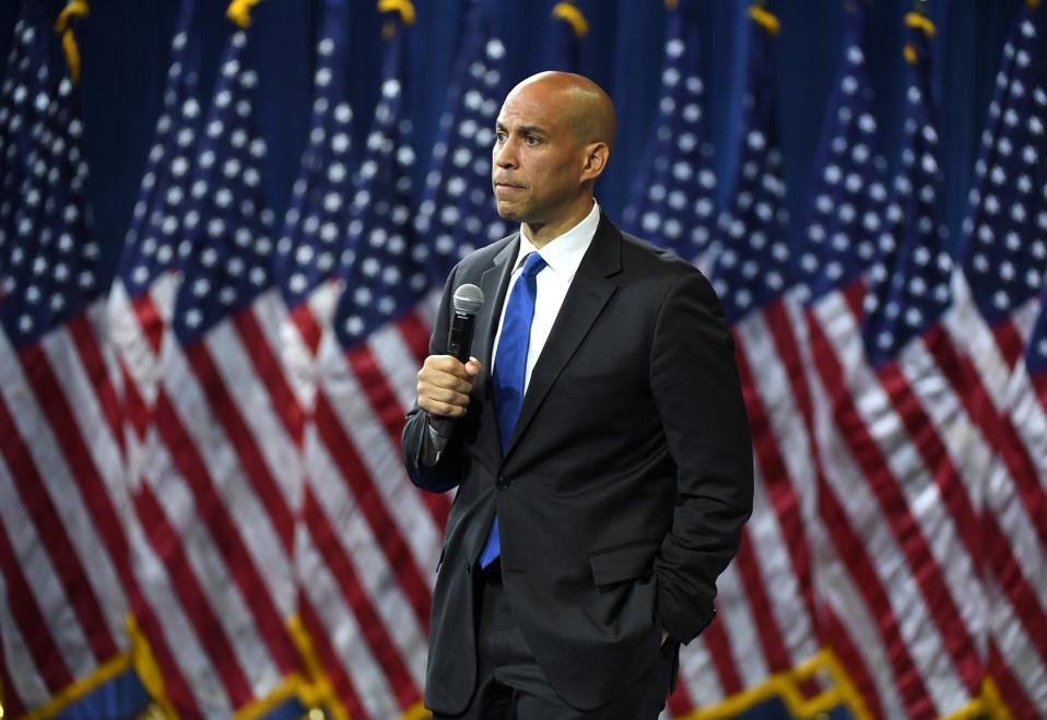 Former Democratic presidential candidate and U.S. Sen. Cory Booker (D-NJ) in October 2019.