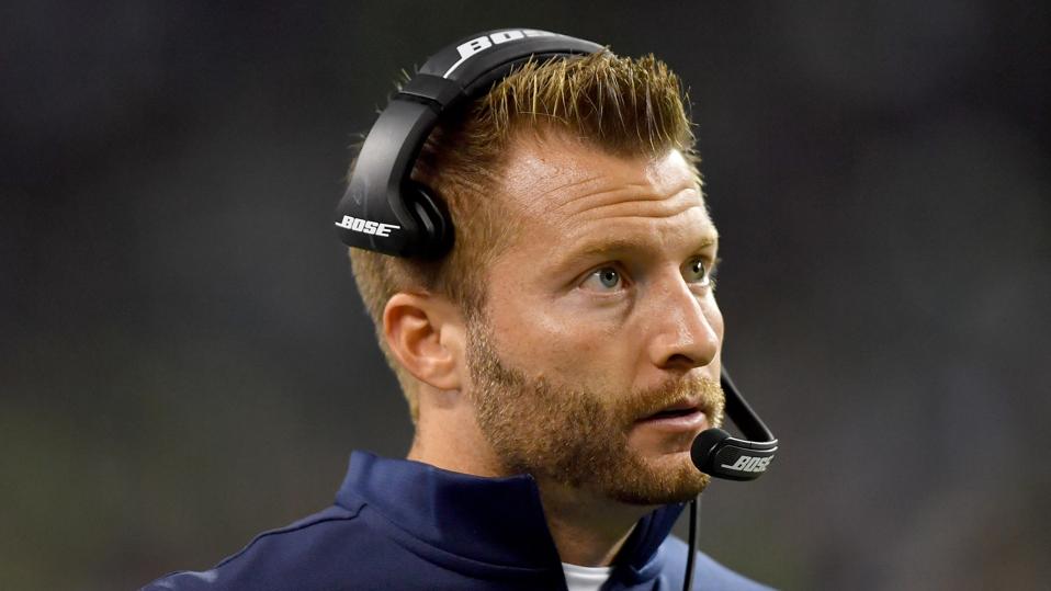 Los Angeles head coach Sean McVay