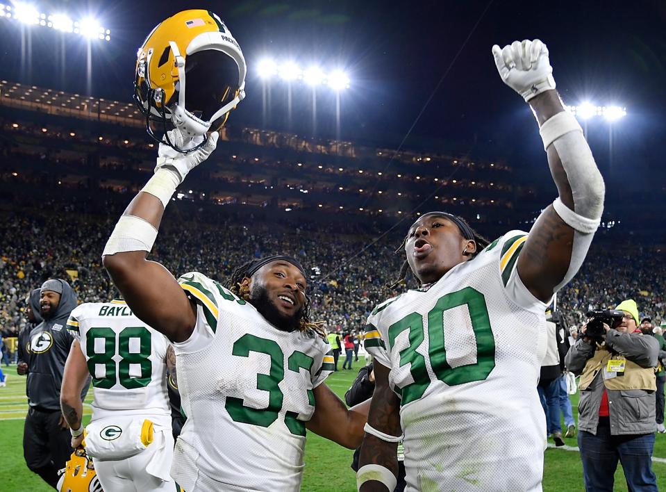 The Green Bay Packers Running Backs Were A Remarkable Bargain In 2019