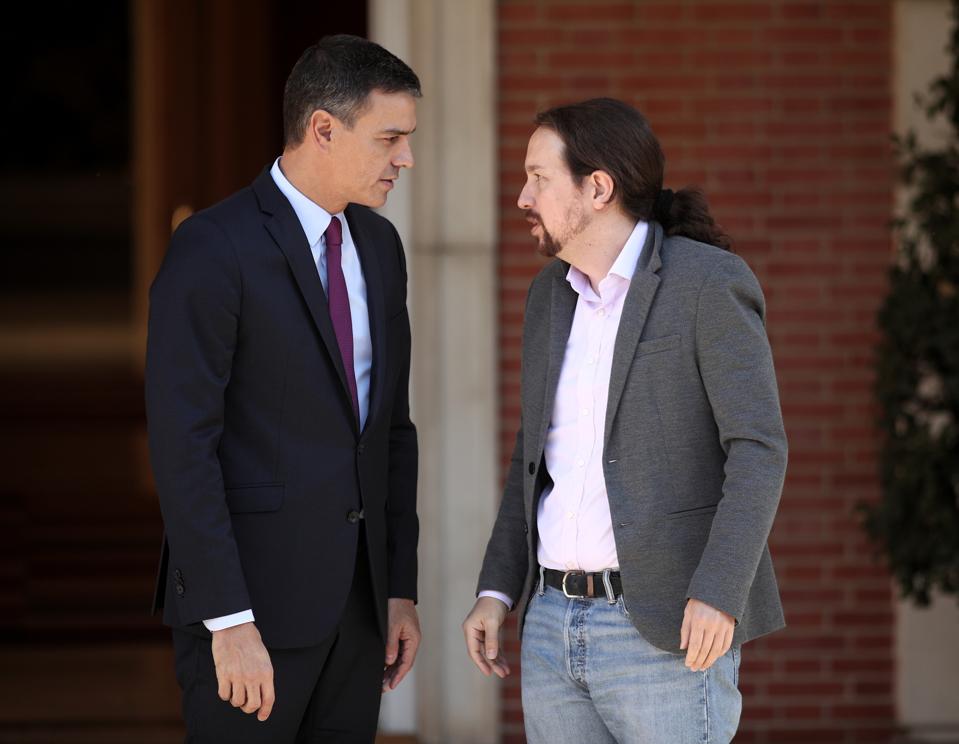 Pedro Sánchez se reúne con Pablo Iglesias en Moncloa
