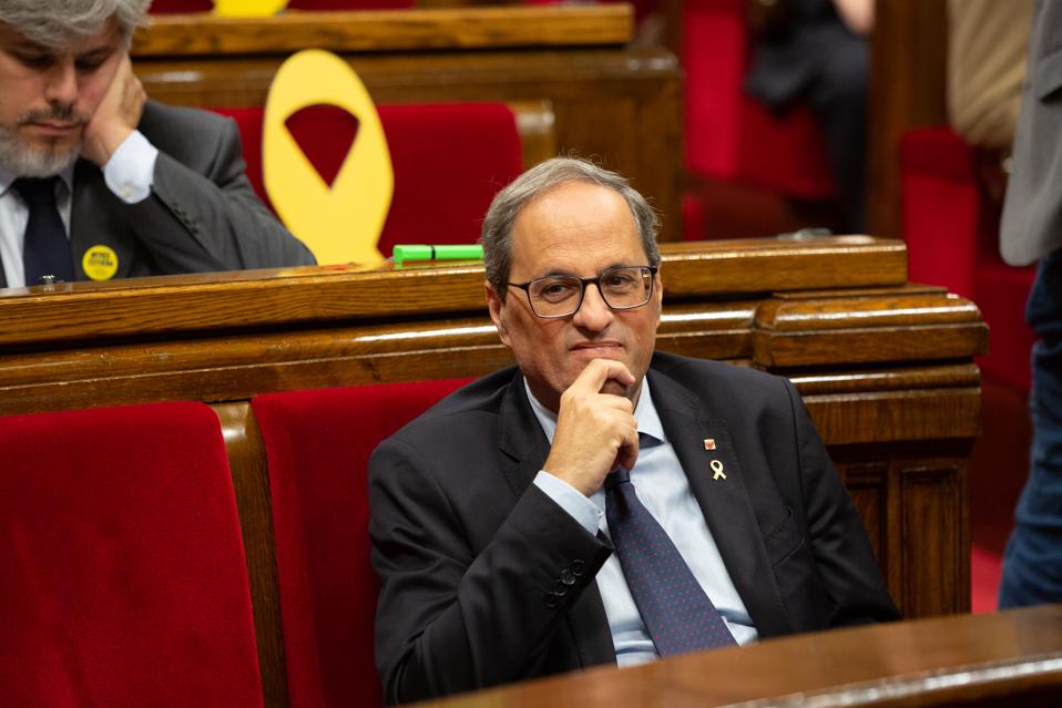 Riots Overshadow Catalonia's Peaceful Protests Over Separatist Leaders' Prison S..