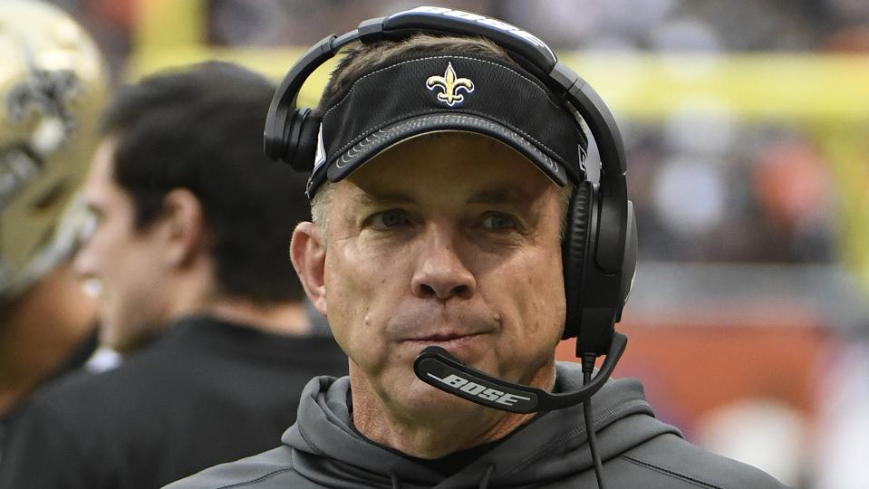 New Orleans head coach Sean Payton