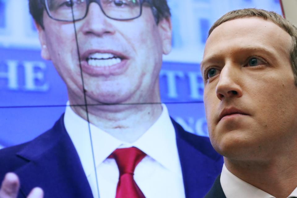 Facebook CEO Mark Zuckerberg Testifies Before The House Financial Services Committee