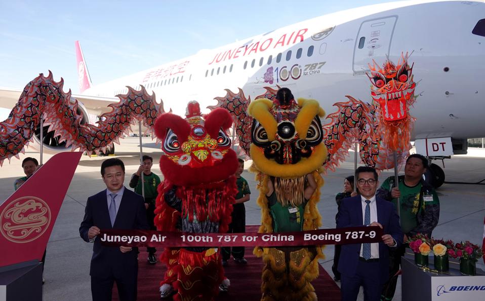 U.S-SEATTLE-BOEING-100TH 787 AIRCRAFT-CHINESE AIRLINE INDUSTRY-DELIVERY