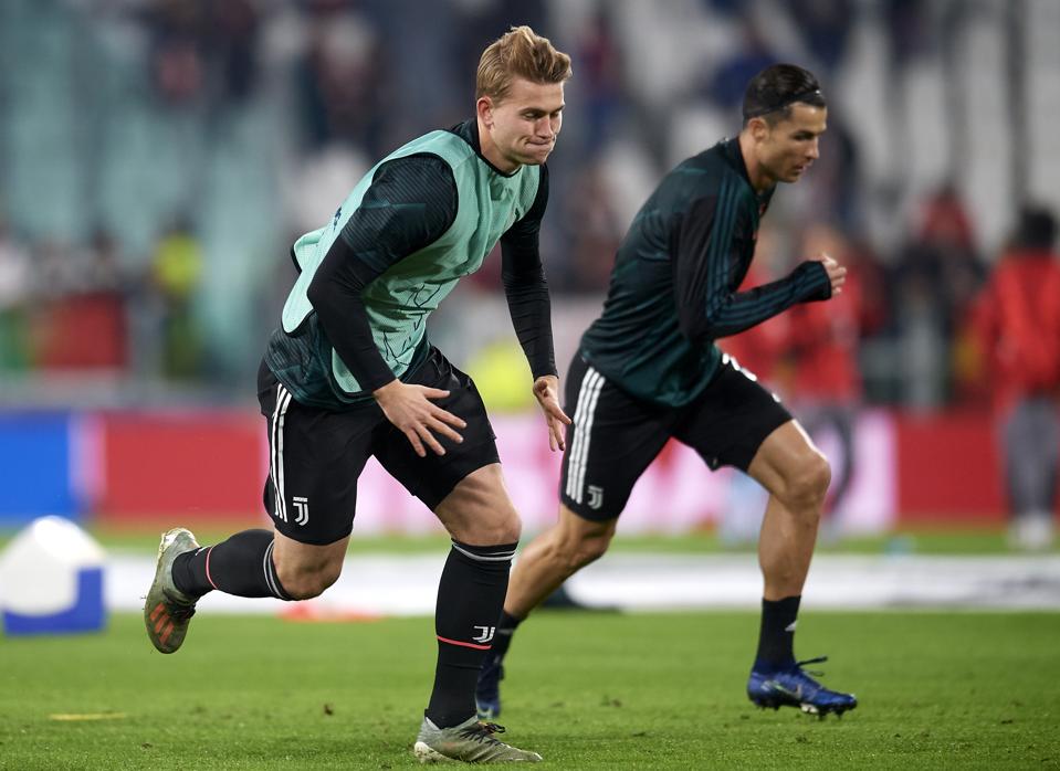 Cristiano Ronaldo And Matthijs De Ligt On Uefa Fans Team Of The Year Shortlist