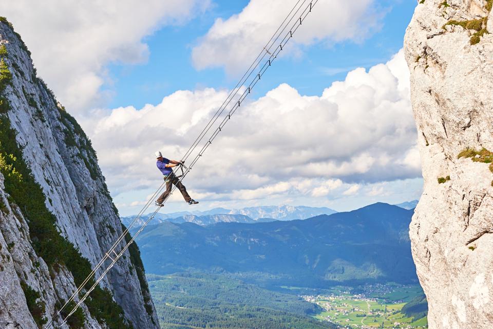 Love The Mountains, But Not Ready To Rock Climb? Via Ferrata May Be