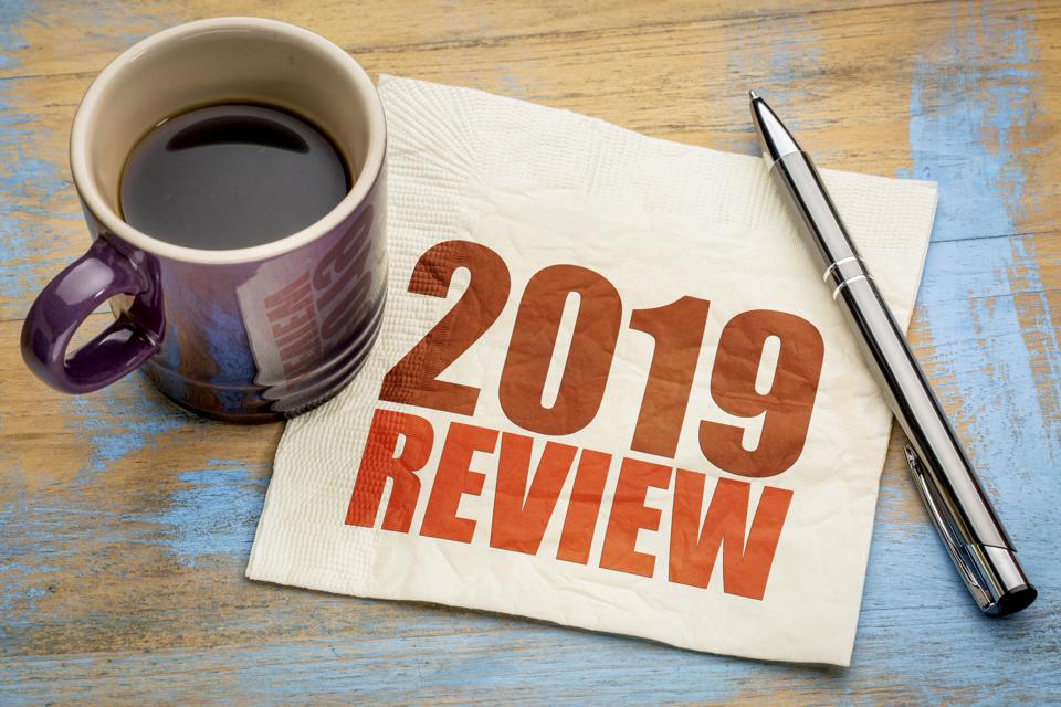 2019 year review on napkin