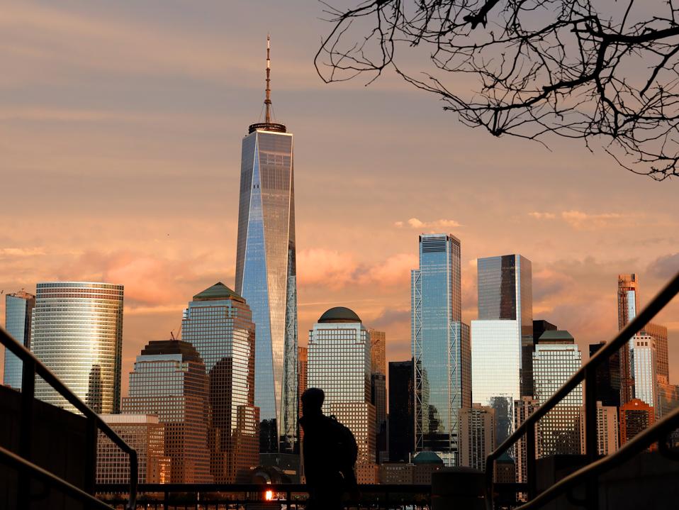 Sunset in New York City