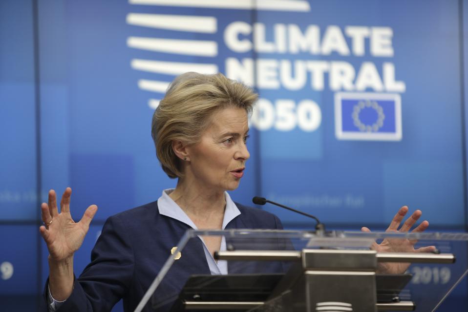 Press conference at European Council.