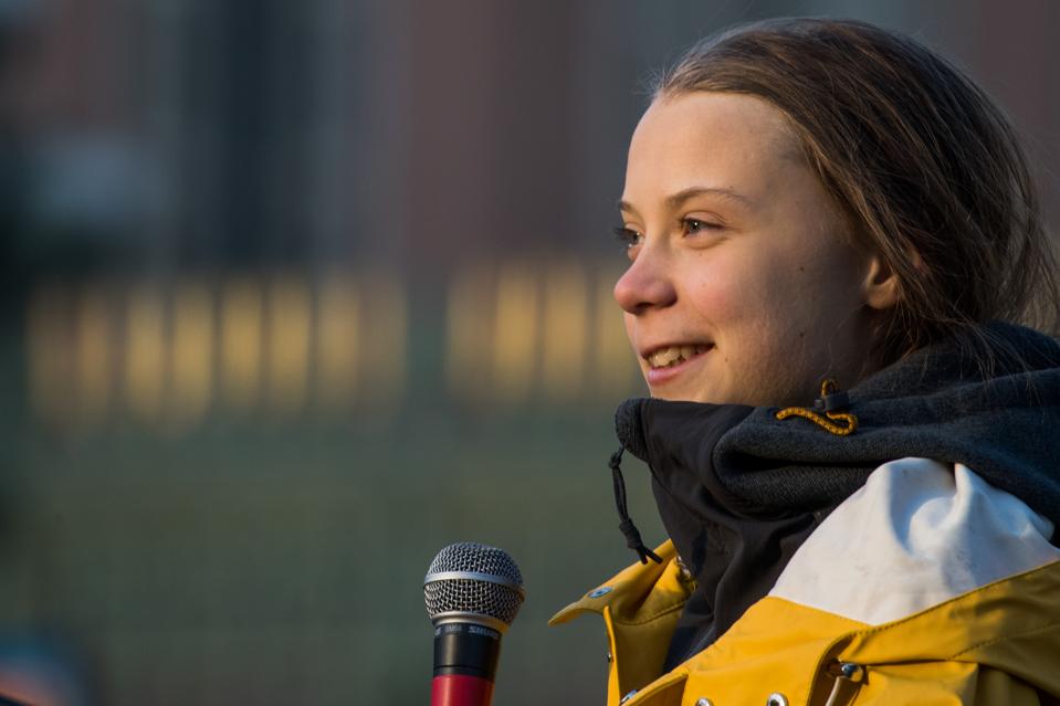 Greta Thunberg Attends Fridays For Future Strike In Turin