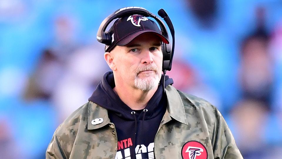 Atlanta Falcons head coach Dan Quinn