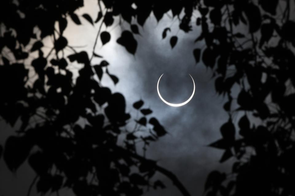 INDIA-ASTRONOMY-SOLAR-ECLIPSE