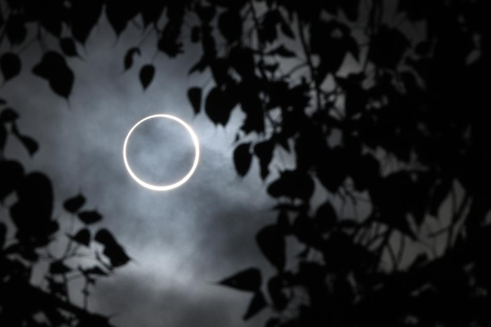 INDIA-ASTRONOMY-SOLAR-ECLIPSE