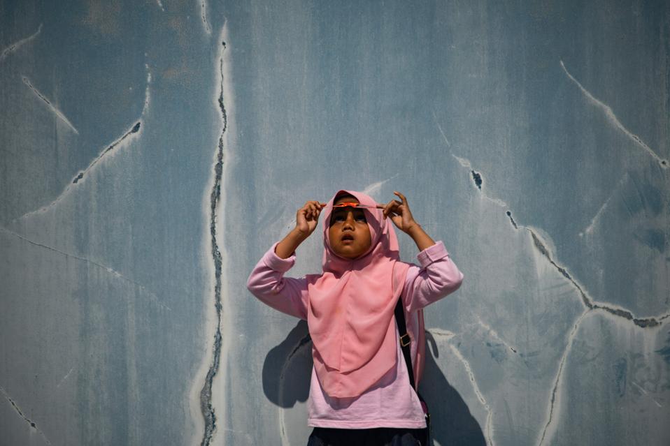 INDONESIA-ASTRONOMY-SOLAR-ECLIPSE